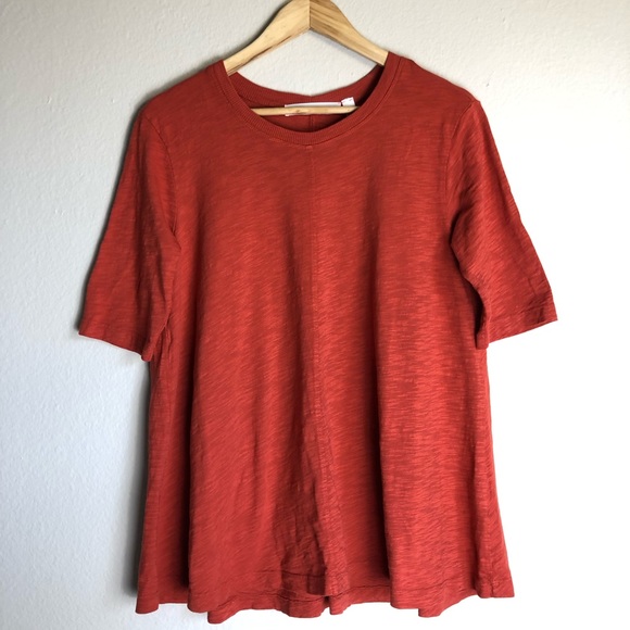 Wilt Tops - Wilt short sleeves oversized orange cotton top S